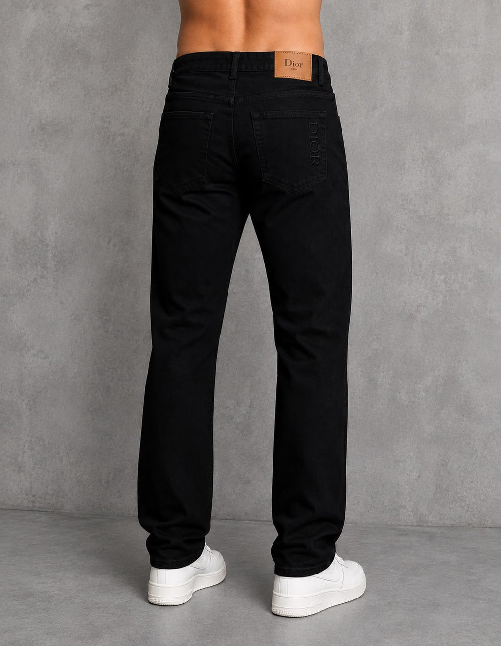 Men's Black Straight Fit Jeans | Classic Regular Straight Fit Denim