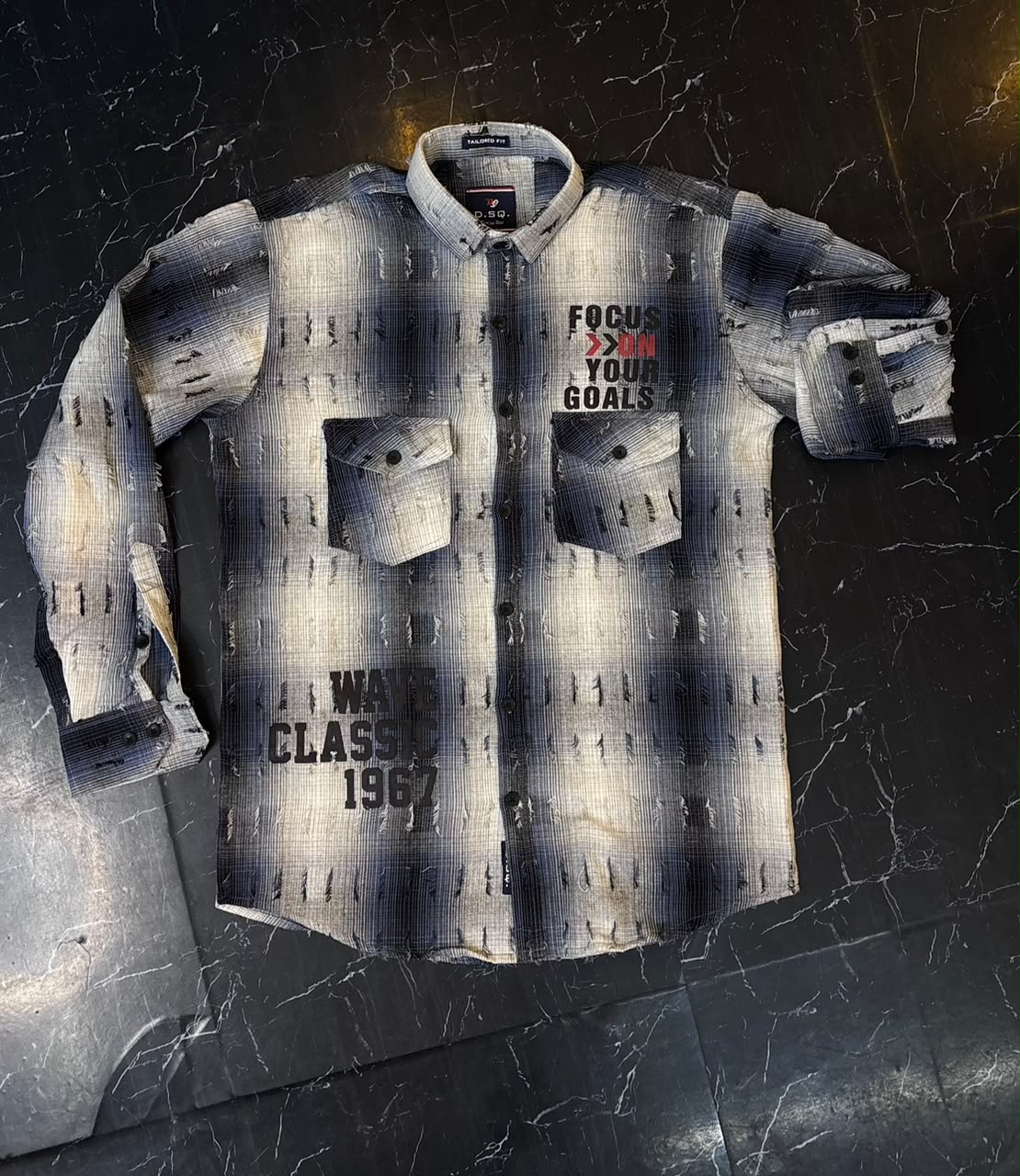 Men's Premium Full Sleeve Raff look  Shirt