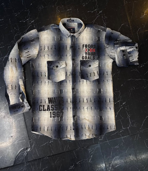 Men's Premium Full Sleeve Raff look  Shirt
